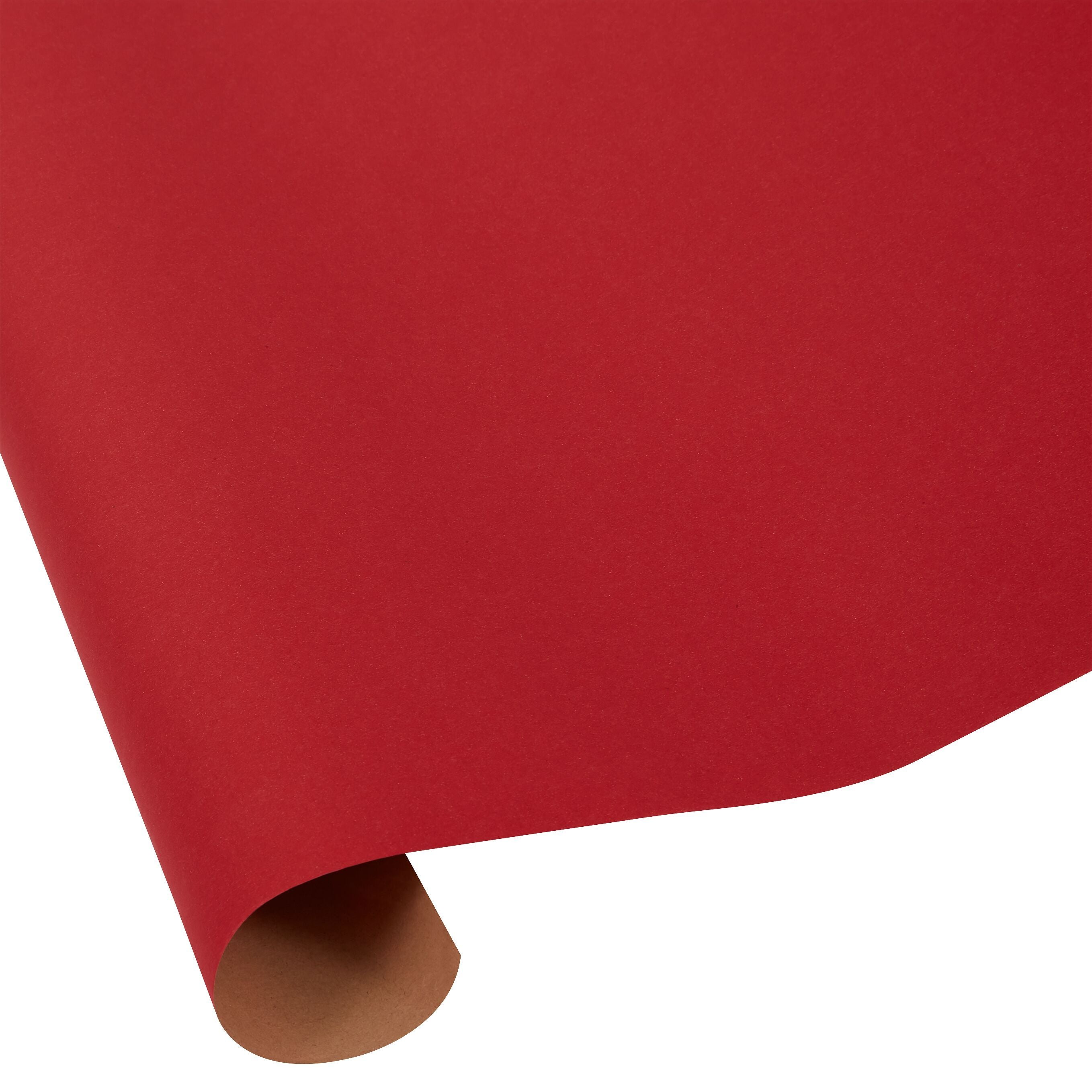 UNI ROT Geschenkpapier - Rot / B: 70 cm x L: 300 cm