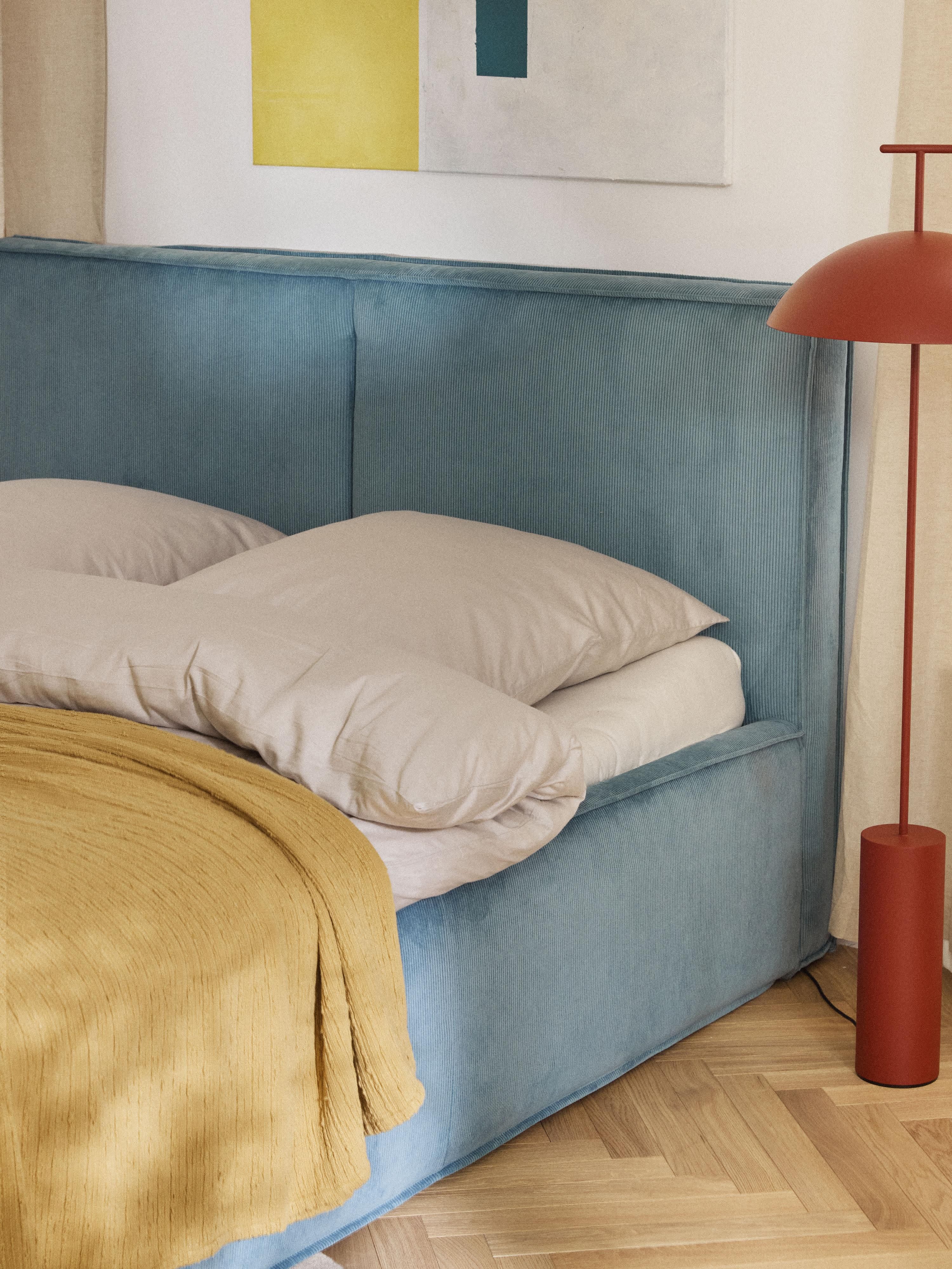 Corduroy gestoffeerd bed Dream
