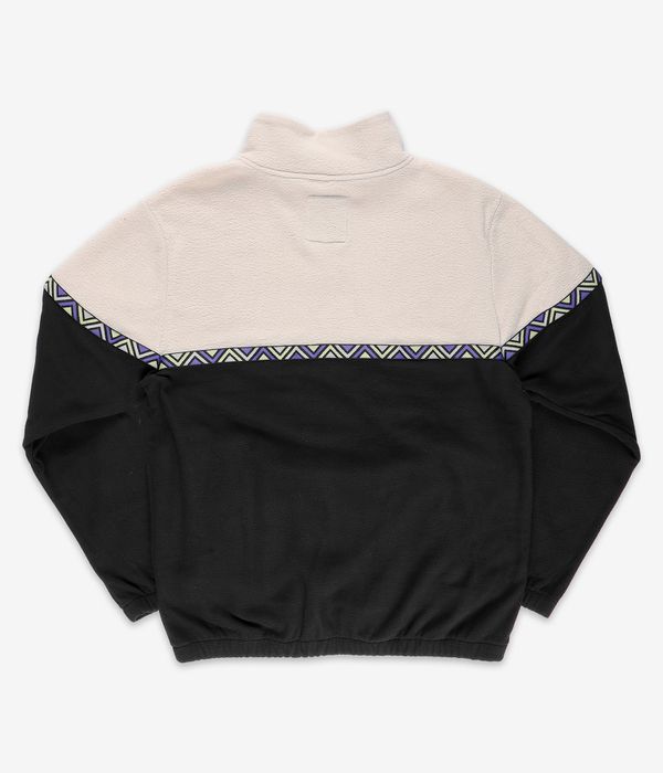 Iriedaily Monte Noe Troyer 1/2-Zip Sweatshirt (black white)