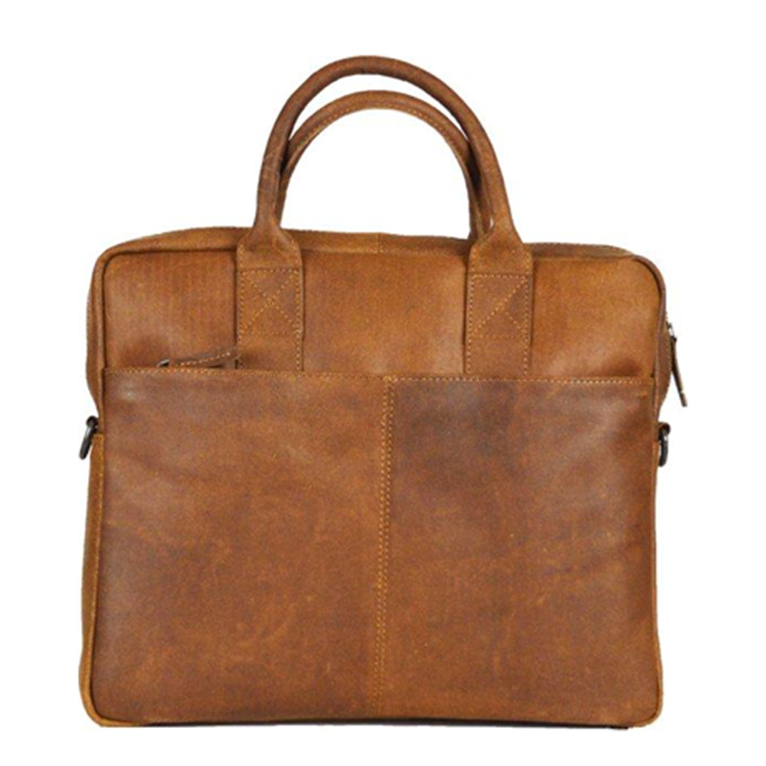 DSTRCT Limited Single Zip 14'' Laptoptas cognac
