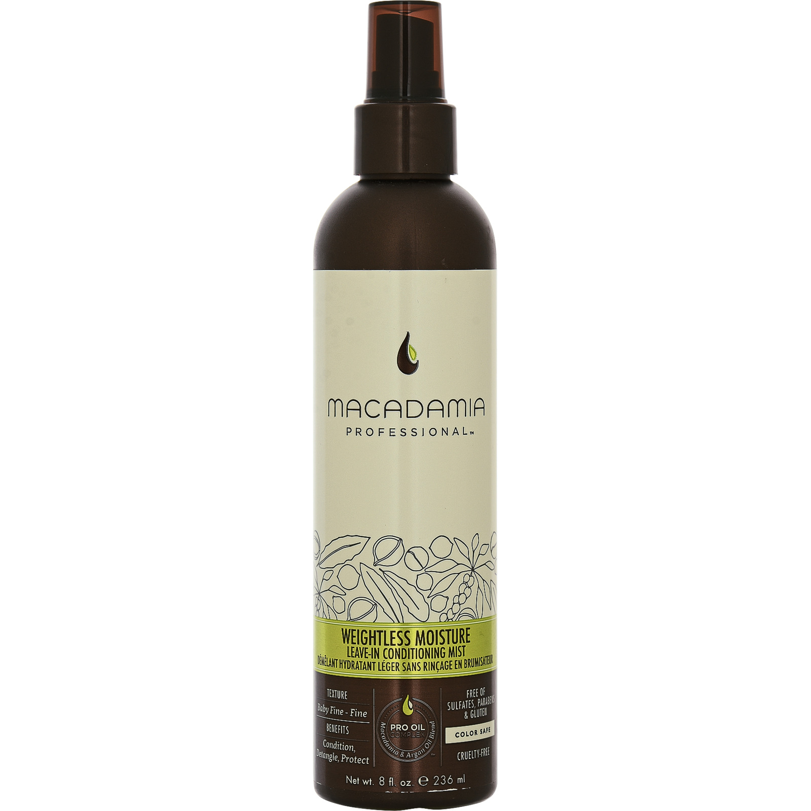 Macadamia Leave-In Conditioning Weightless Moisture 236 ml