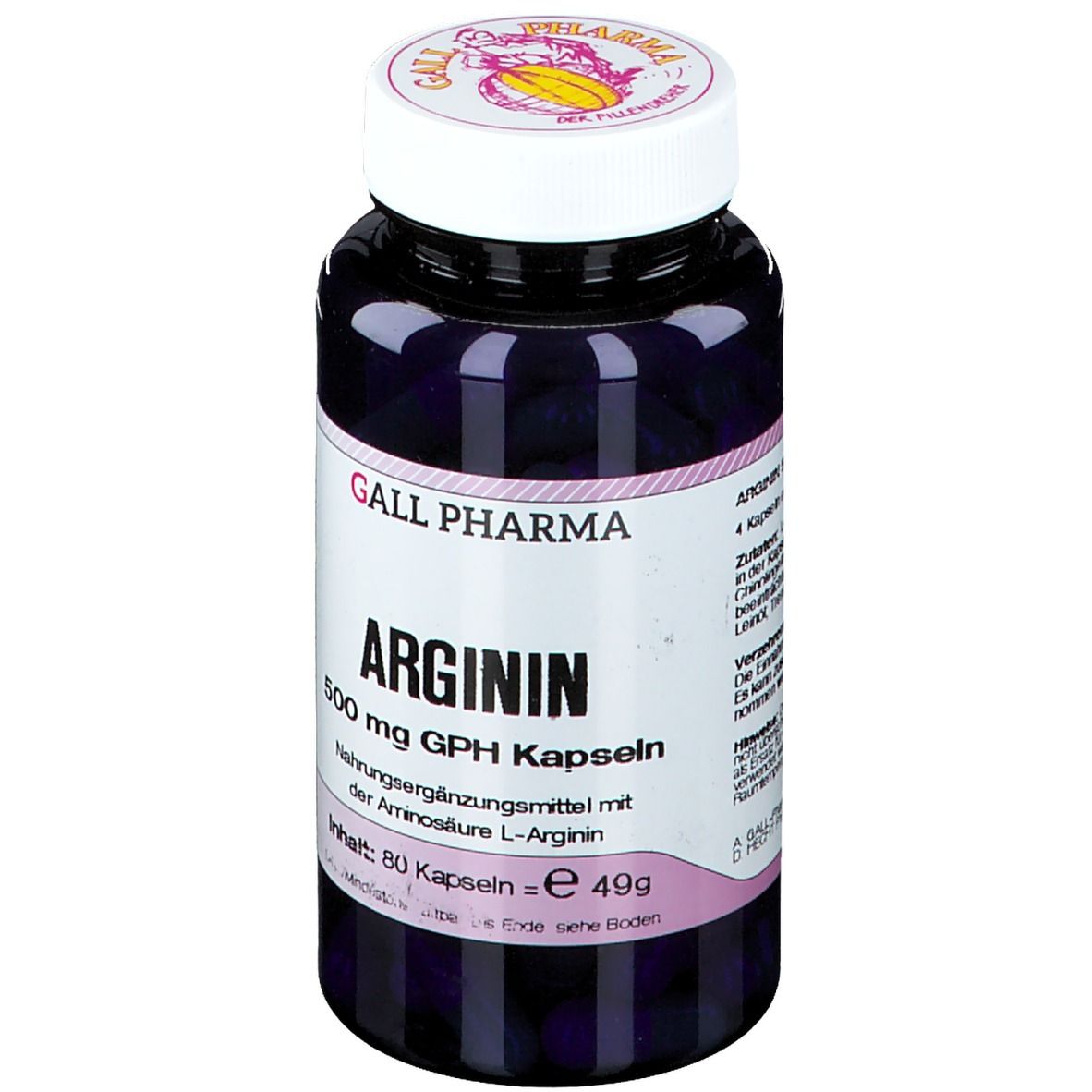 GALL PHARMA Arginin 500 mg GPH