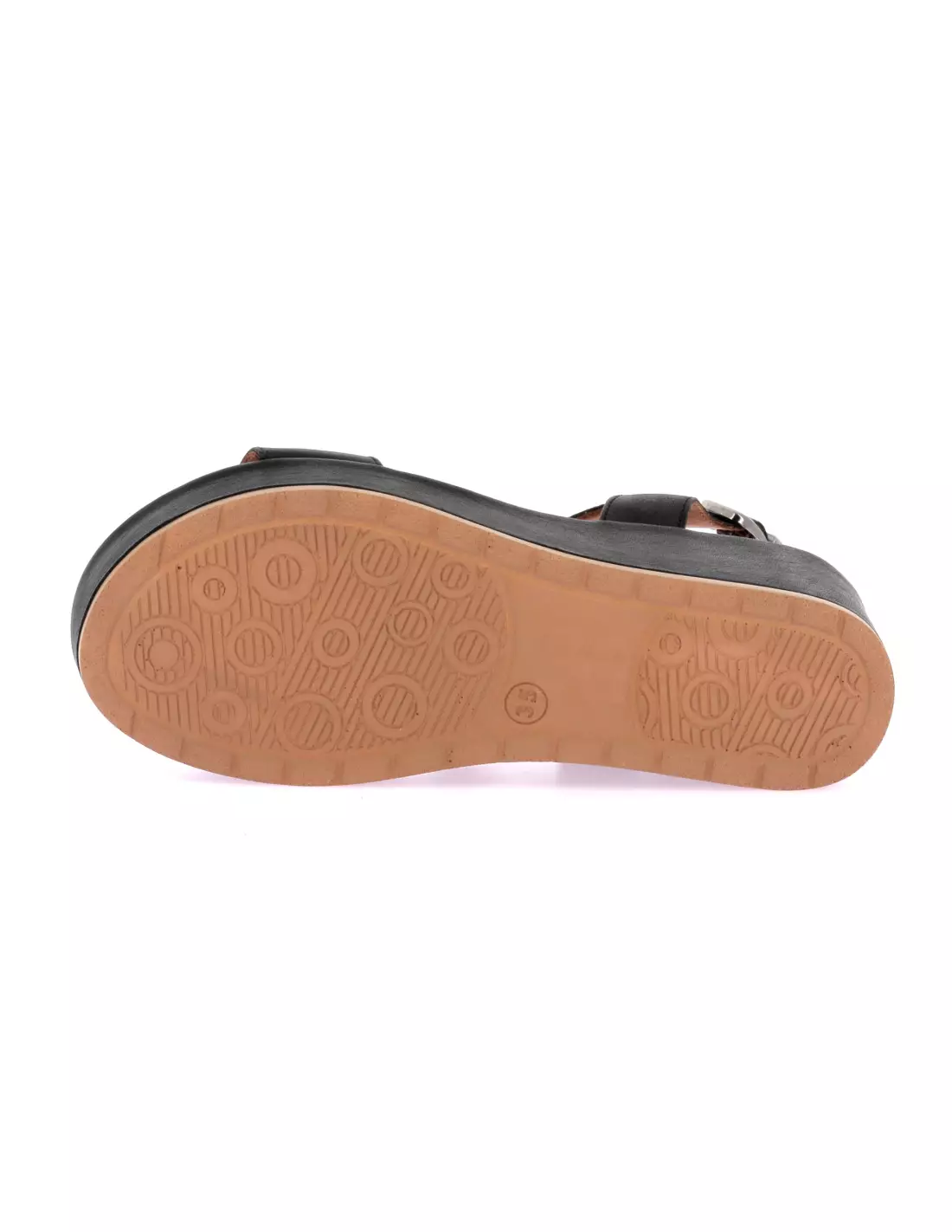 MAISON MANSA FACETTE - Sandales & nu-pieds Noir