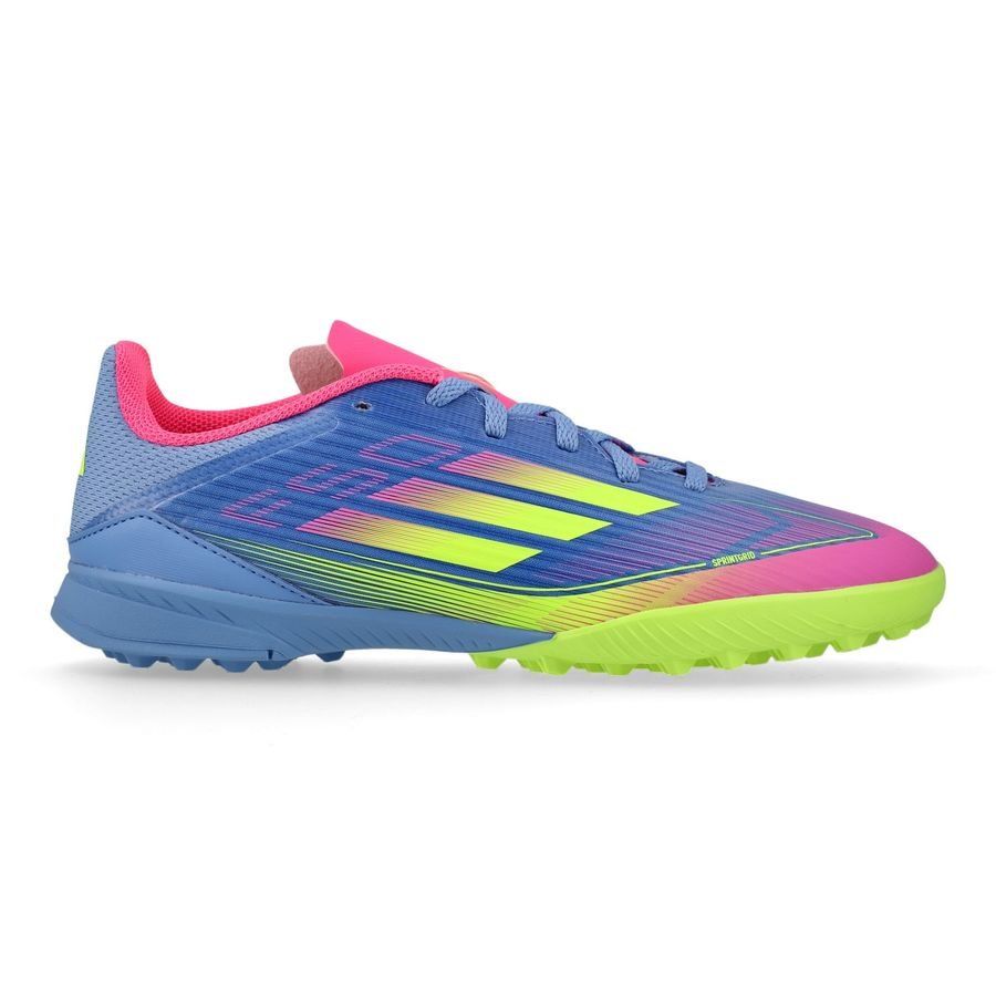 adidas F50 League TF Celestial Victory - Blue Fusion/Lucid Lemon/Lucid Lemon Enfant
