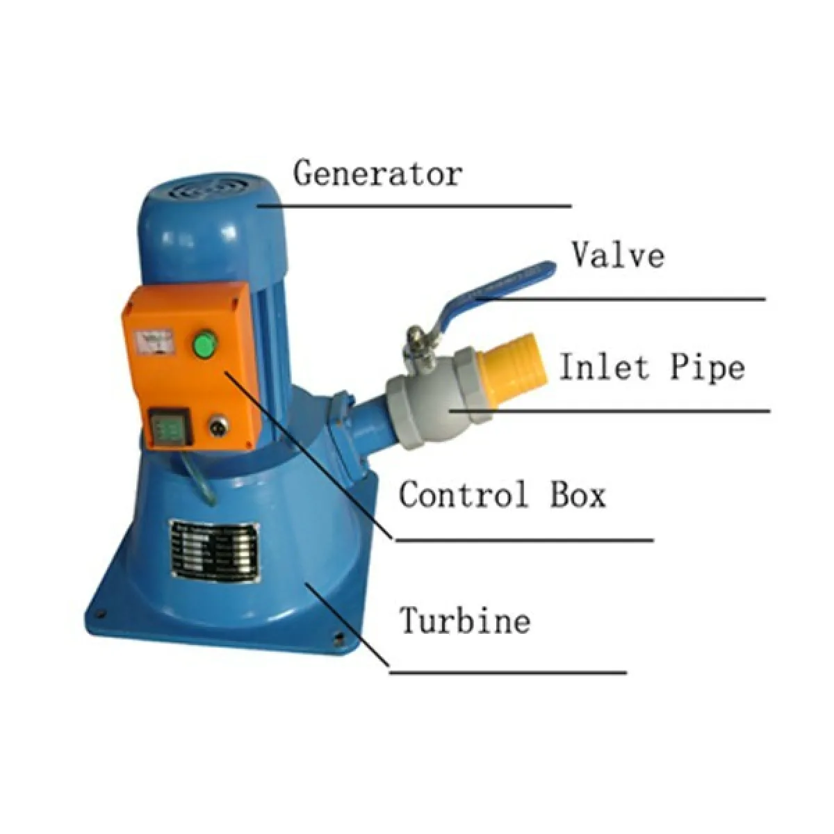 Micro hydro turbine Turgo XJ18-0.5DCT4