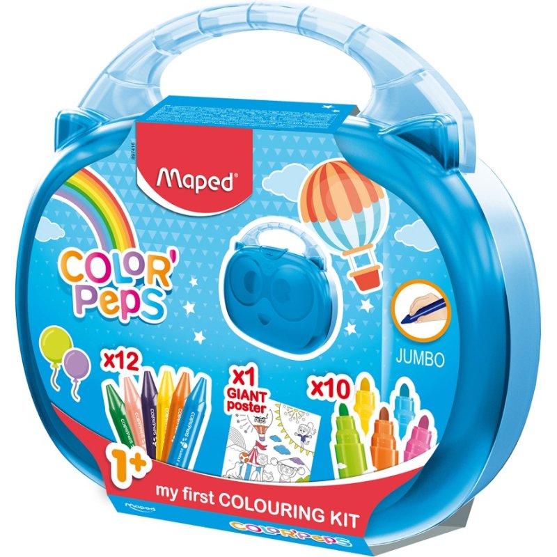 ma première valise à dessin COLOR'PEPS, 23 pièces,