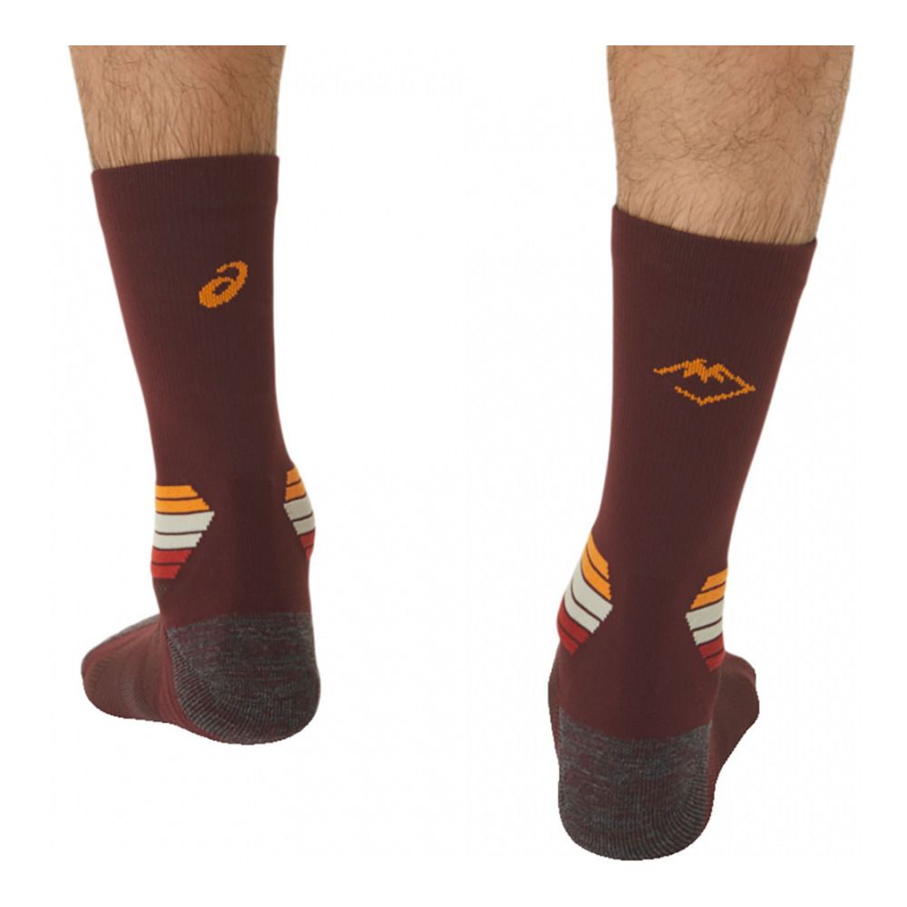 Asics FUJITRAIL RUN - Chaussettes antique red