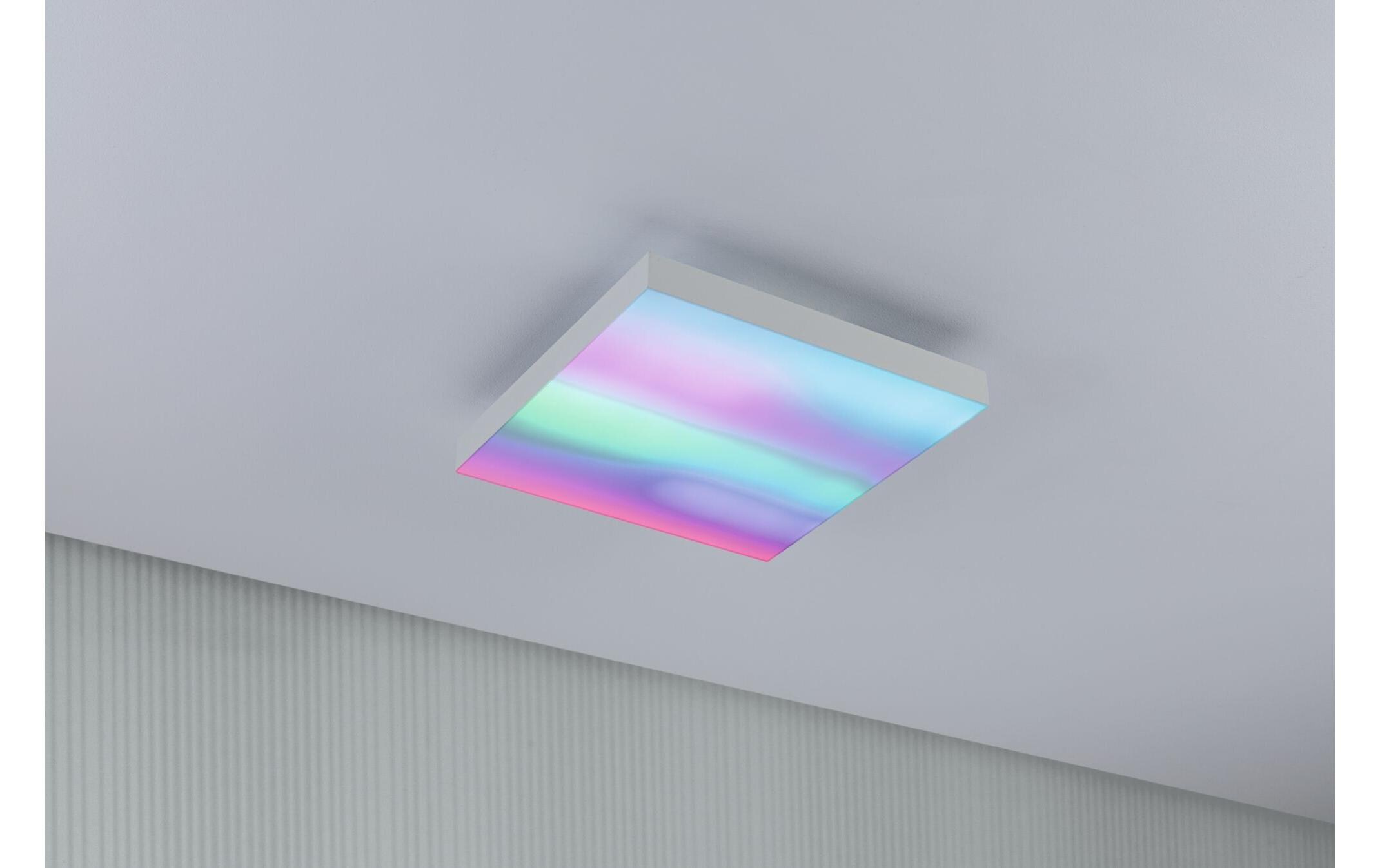 Deckenleuchte LED Panel Velora Rainbow, 13.2 W, RGBW, WeissLED Panel