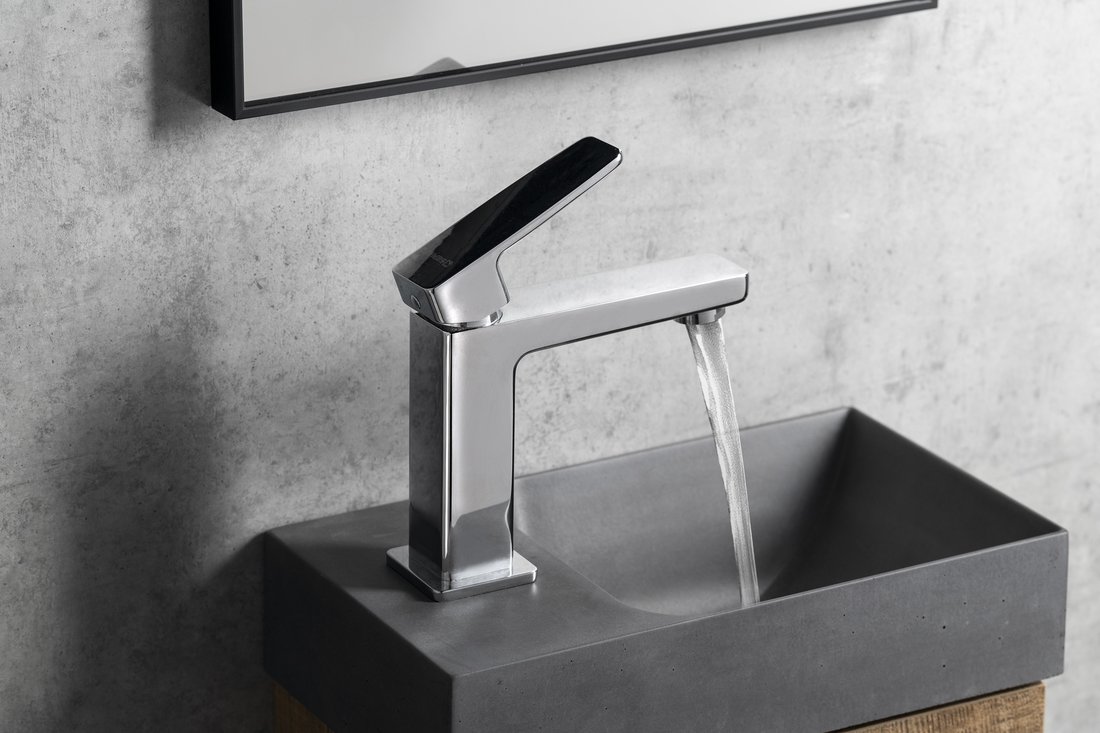 Sapho Tursi fonteinkraan zonder pop-up waste chroom