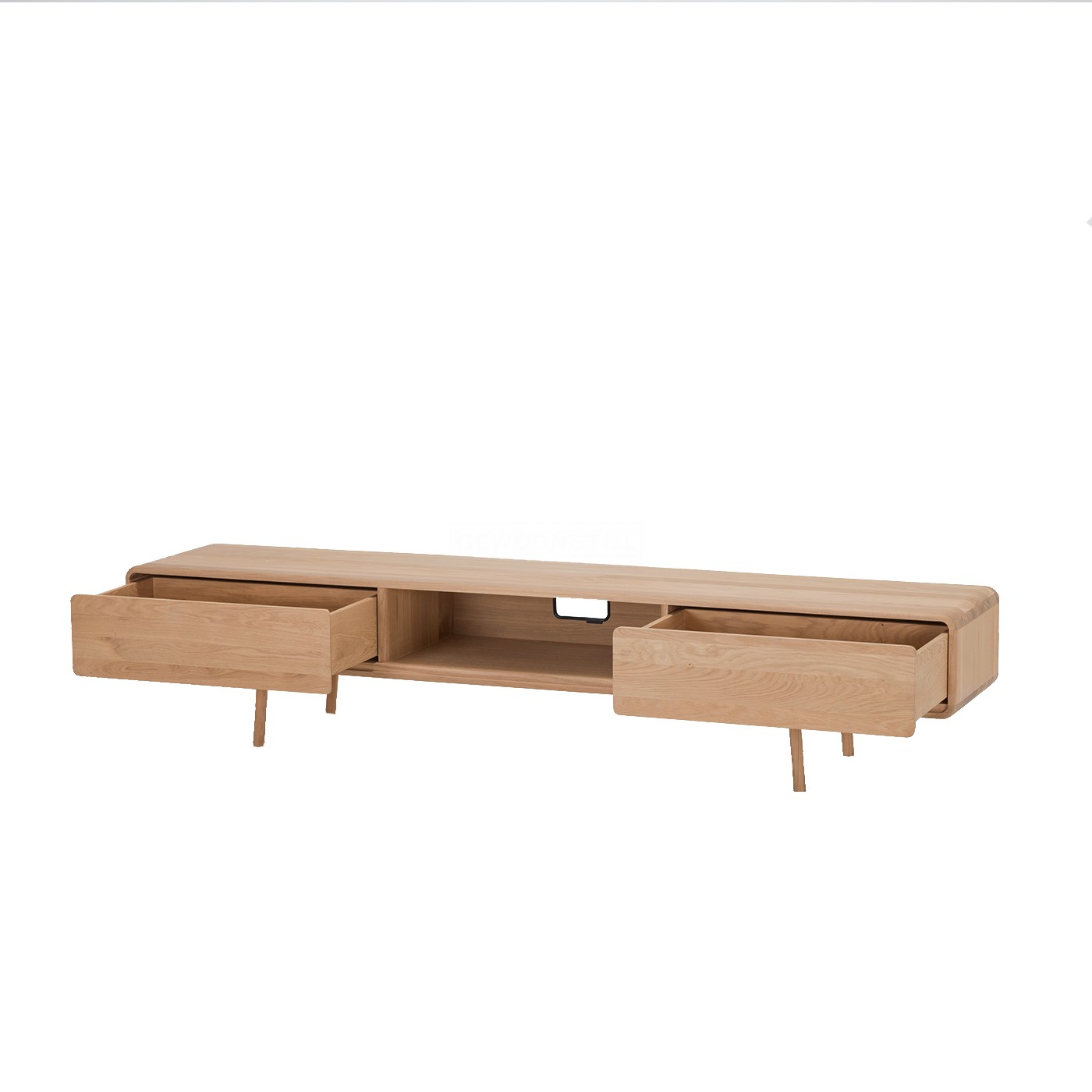 Dressoir Fawn lowboard eiken - 2 lades