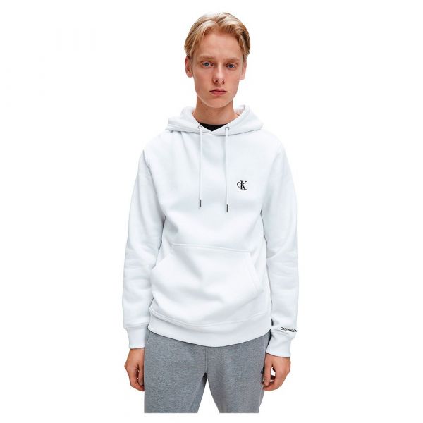 Calvin Klein Jeans Cotton Blend Hoodie Branco M Homem