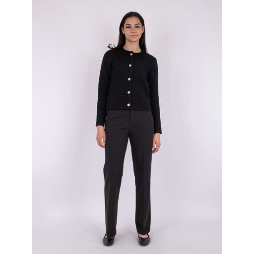 Neo Noir Limone Knit Cardigan, Sort, 42