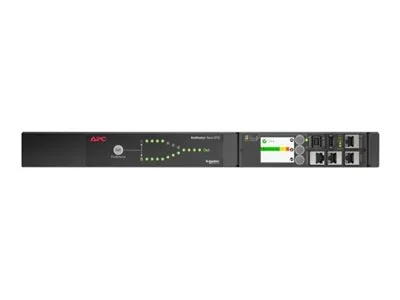 APC NetShelter - Automatisk transferkontakt (rackversion) - AC 207-253 V - 2000 VA - 1-faset - Ethernet 10/100/1000, USB - output-stikforbindelser: 12 - 1U - sort