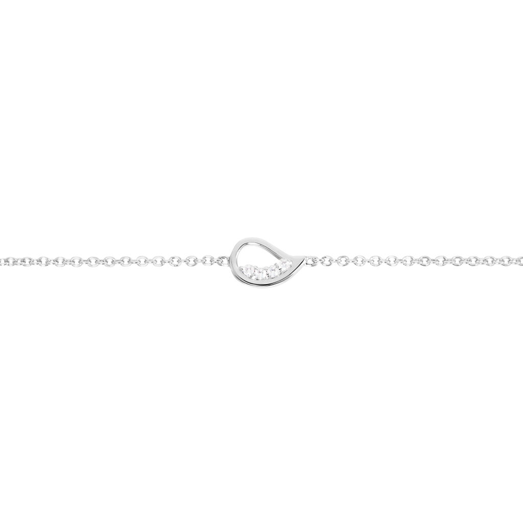 Bracelet Argent Blanc Sylvan Oxydes De Zirconium