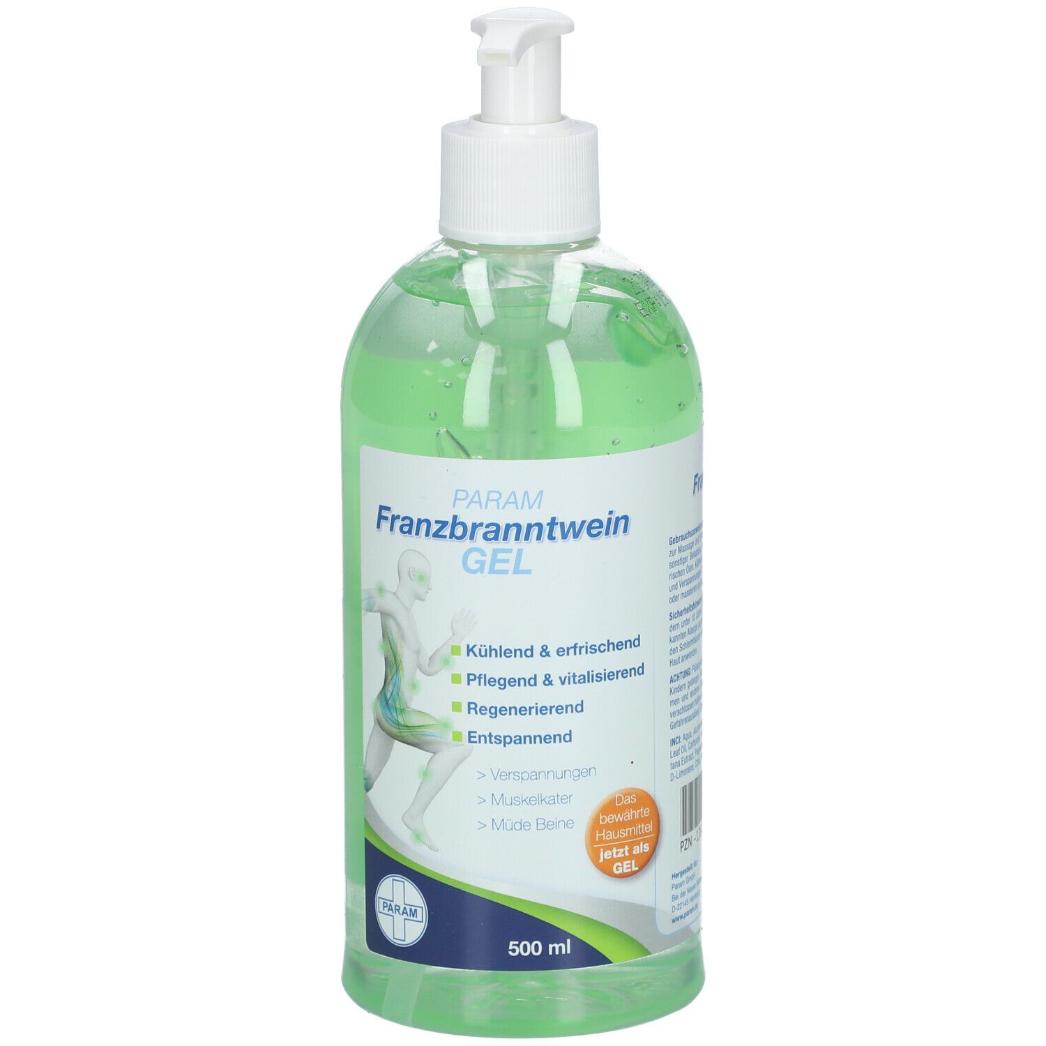 PARAM Franzbranntwein Gel Pump-Spender