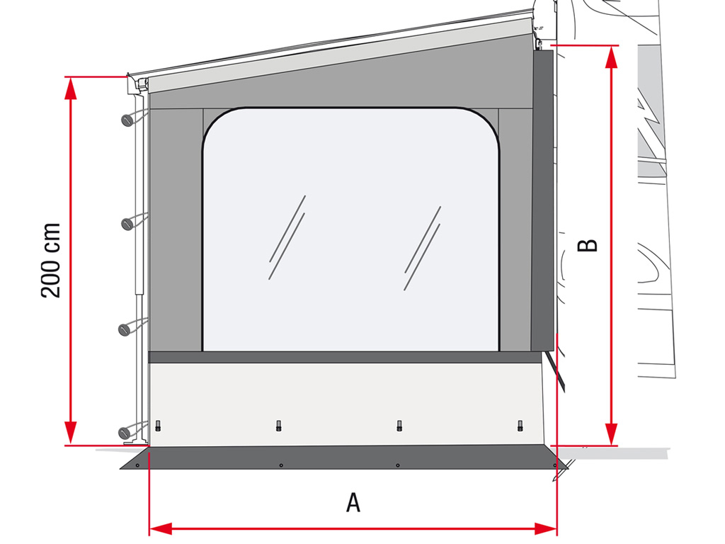 Fiamma Side W Pro zijwand Caravanstore