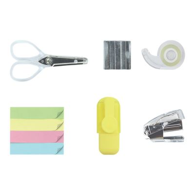 Legami - Set de fournitures de bureau : 6 mini accessoires