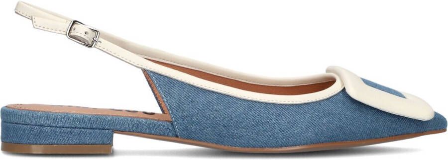 BIBI LOU Slingbacks Dames 640z31vk Maat: 42 Materiaal: Denim Kleur: Blauw