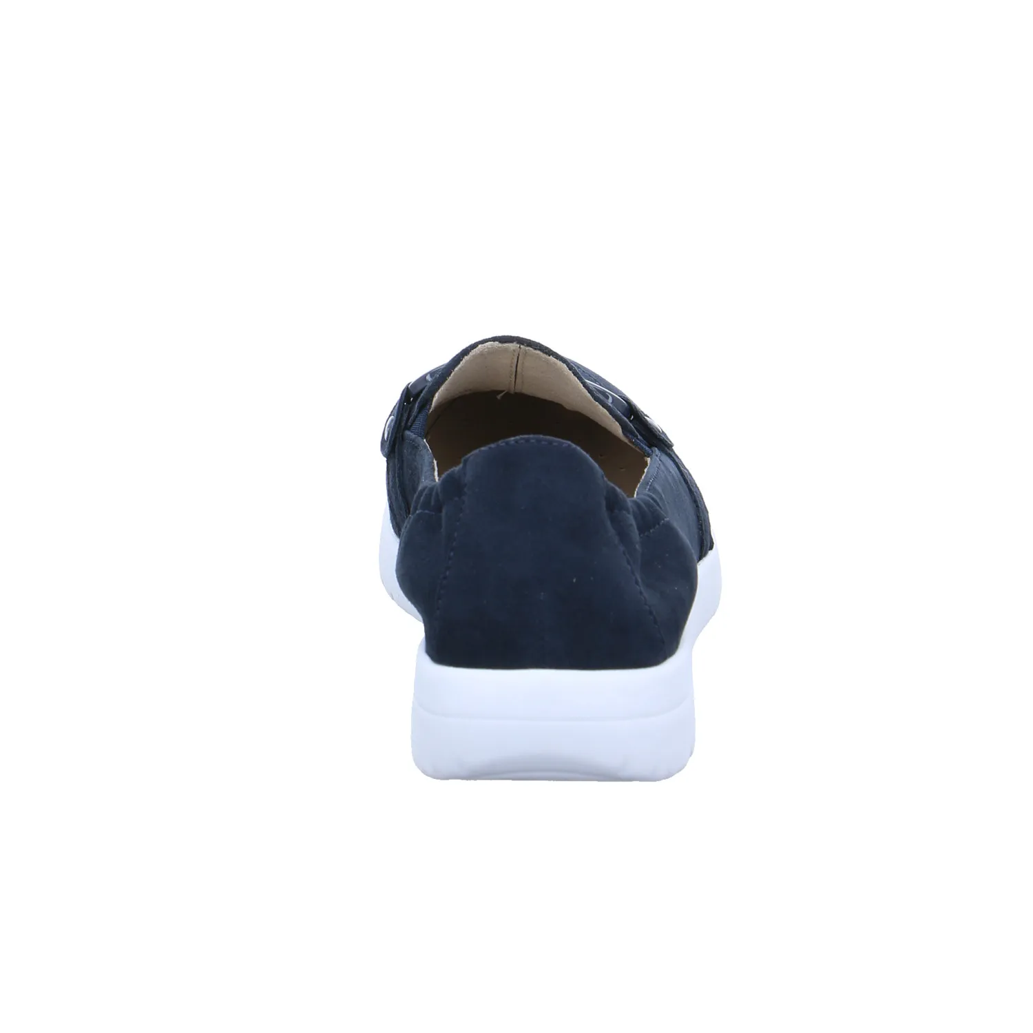 CAPRICE Comfort-Slipper Blau Leder  mit Wechselfussbett