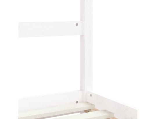 VIDAXL - Lit enfant Cadre de lit pour enfant blanc 80x160 cm bois de pin massif