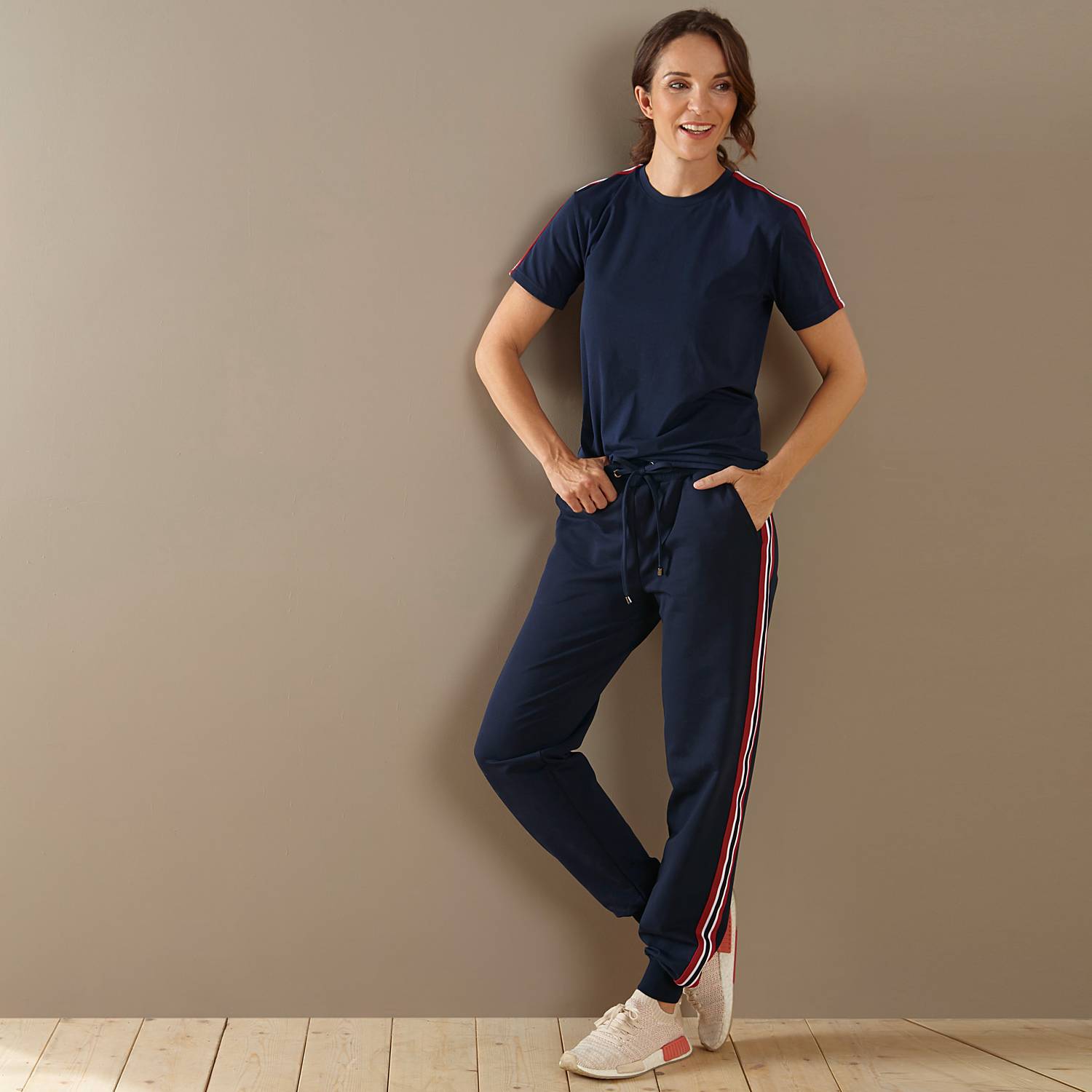 Erwin Müller Sweat Damen-Freizeithose, lang mit Bündchen