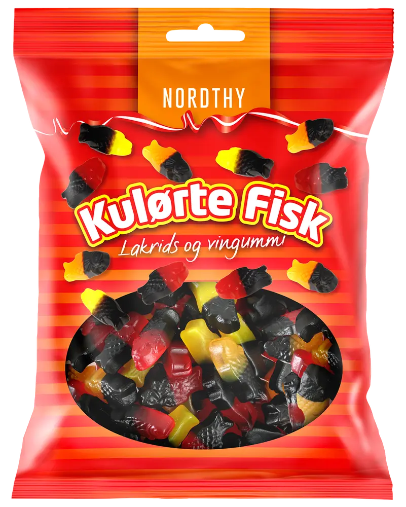 NORDTHY Kulørte fisk 170 g