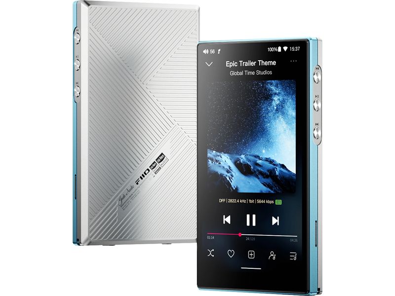 FiiO HiRes-Player JM21 Blau; Silber Portabler Hi-Res Musik-Player