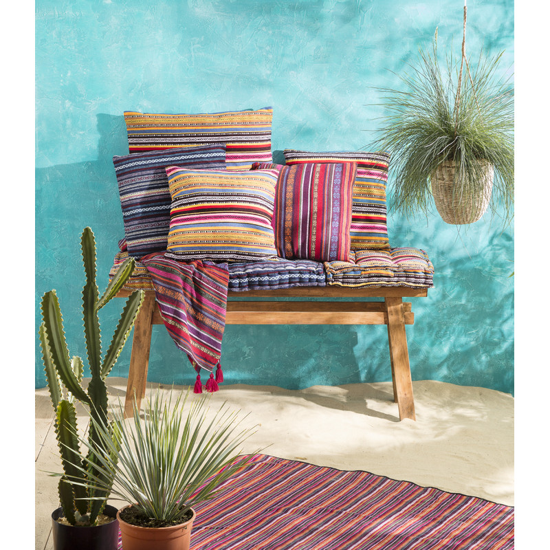 Sierkussen Mexican - multikleur - 60x60 cm