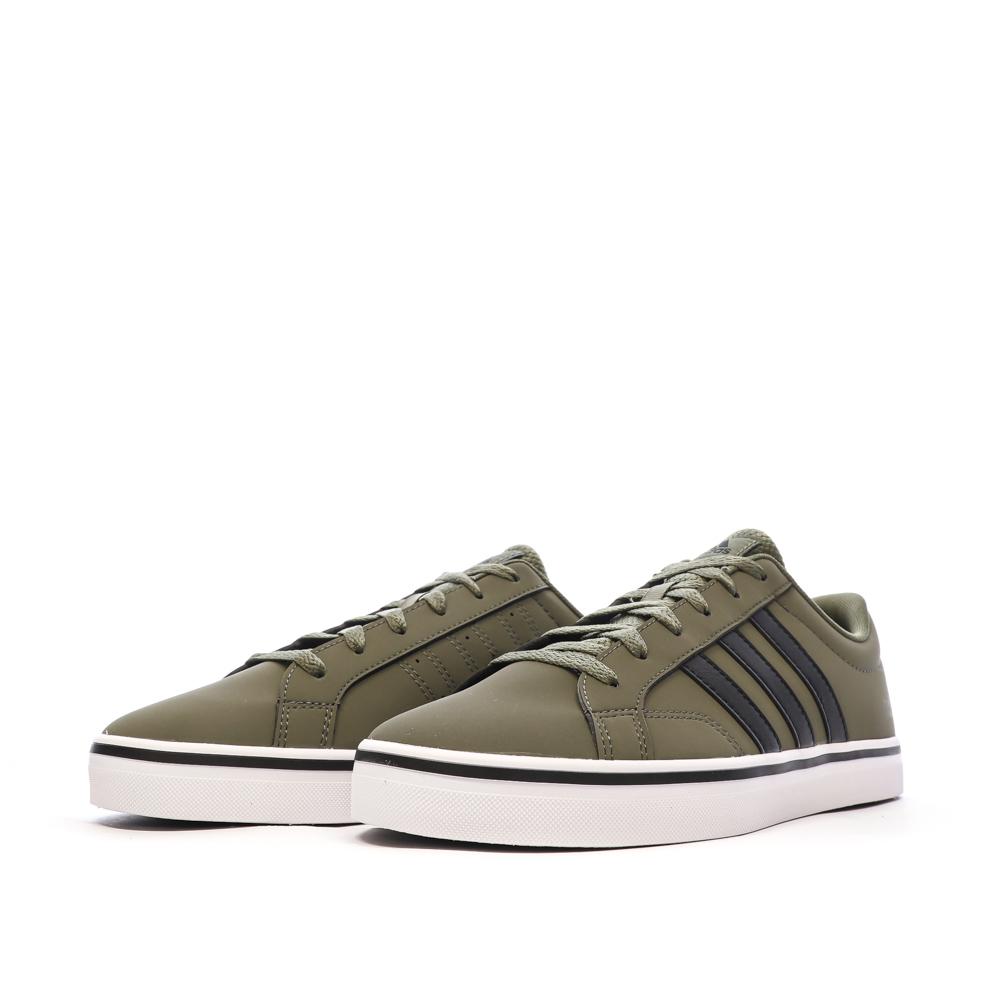 Adidas Baskets Kaki/Noir Homme Adidas Pace 2.0