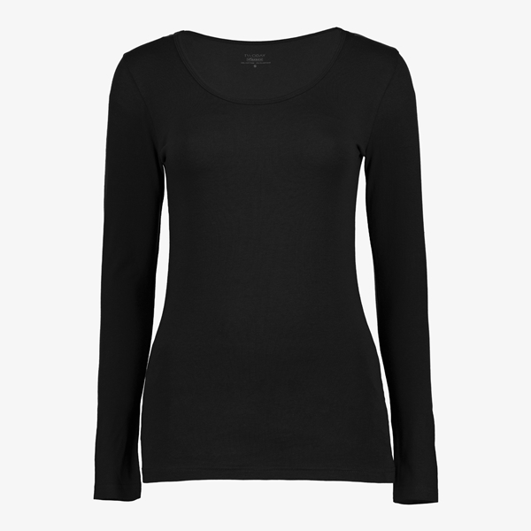 TwoDay dames shirt katoen zwart