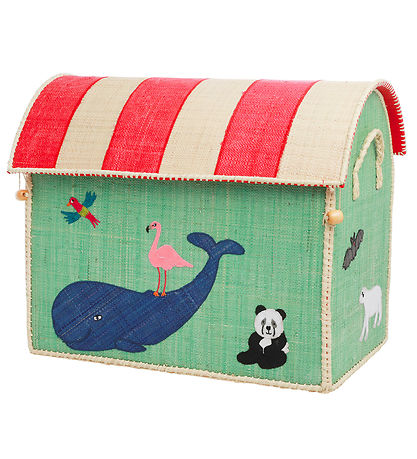 Rice Opbevaringskurve - Raffia - 3 stk. - Animal