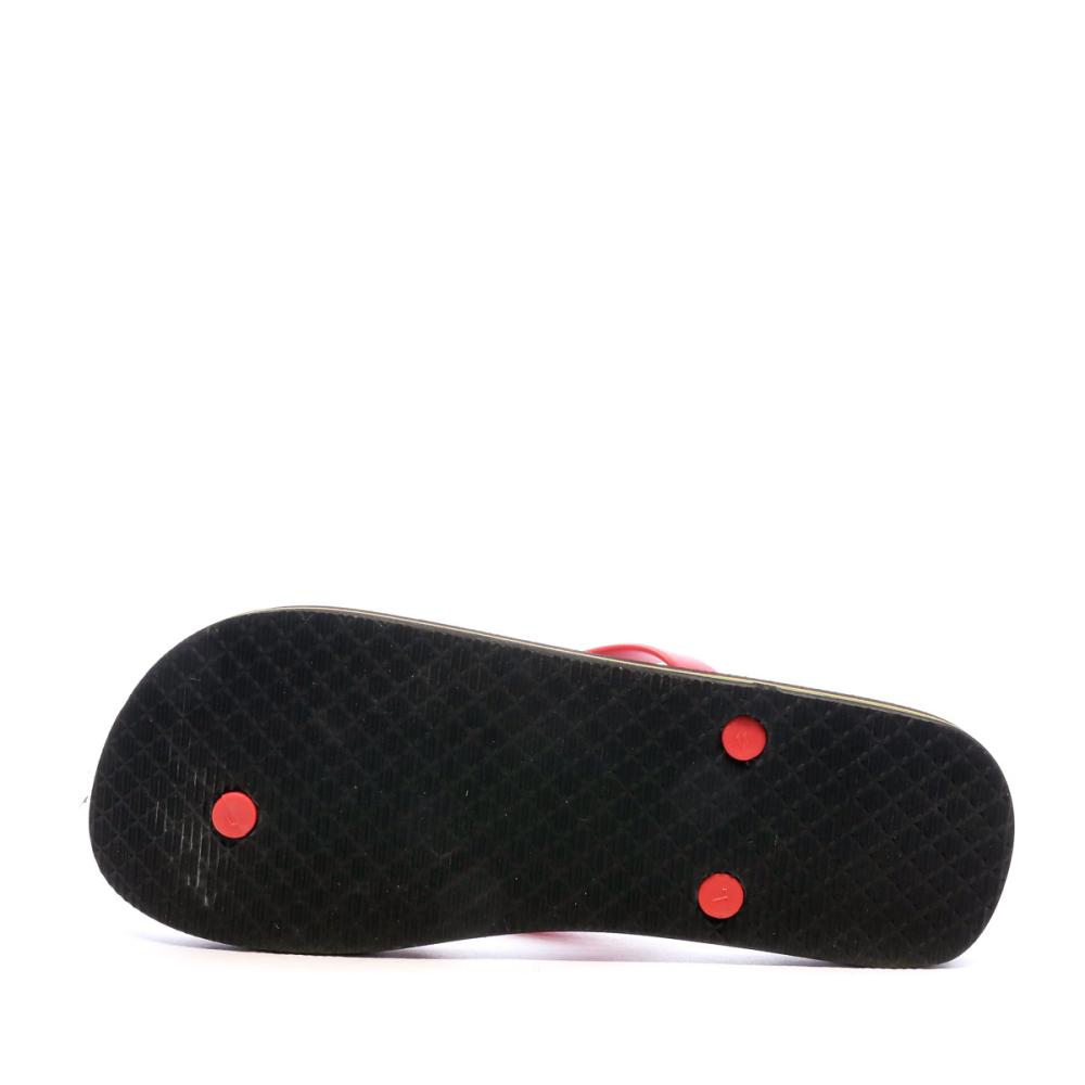 Beppi Tongs Noir/Rouge Homme Beppi Slipper