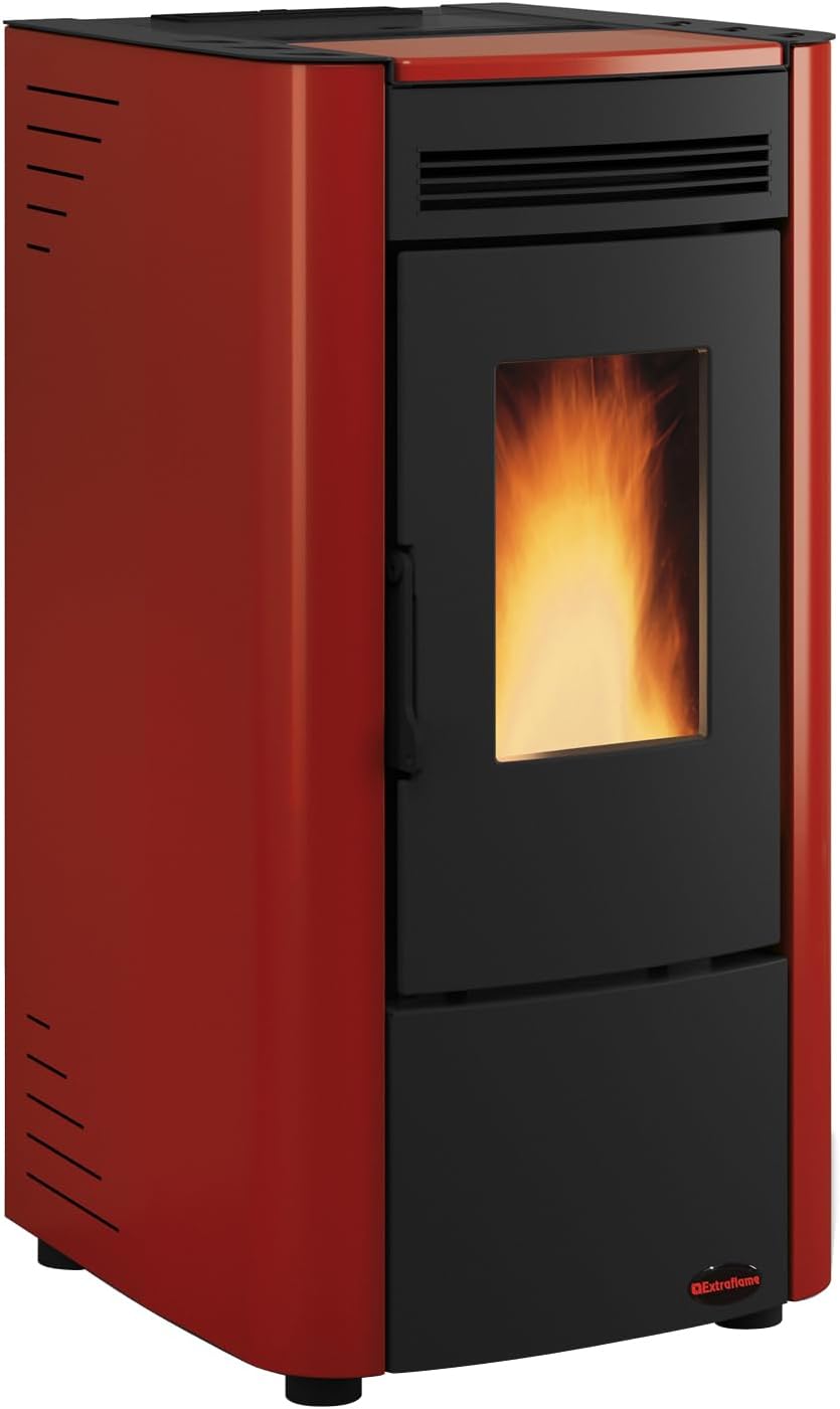 Extraflame 1280212 Ketty EVO 2.0 Pelletofen Bordeaux/A+