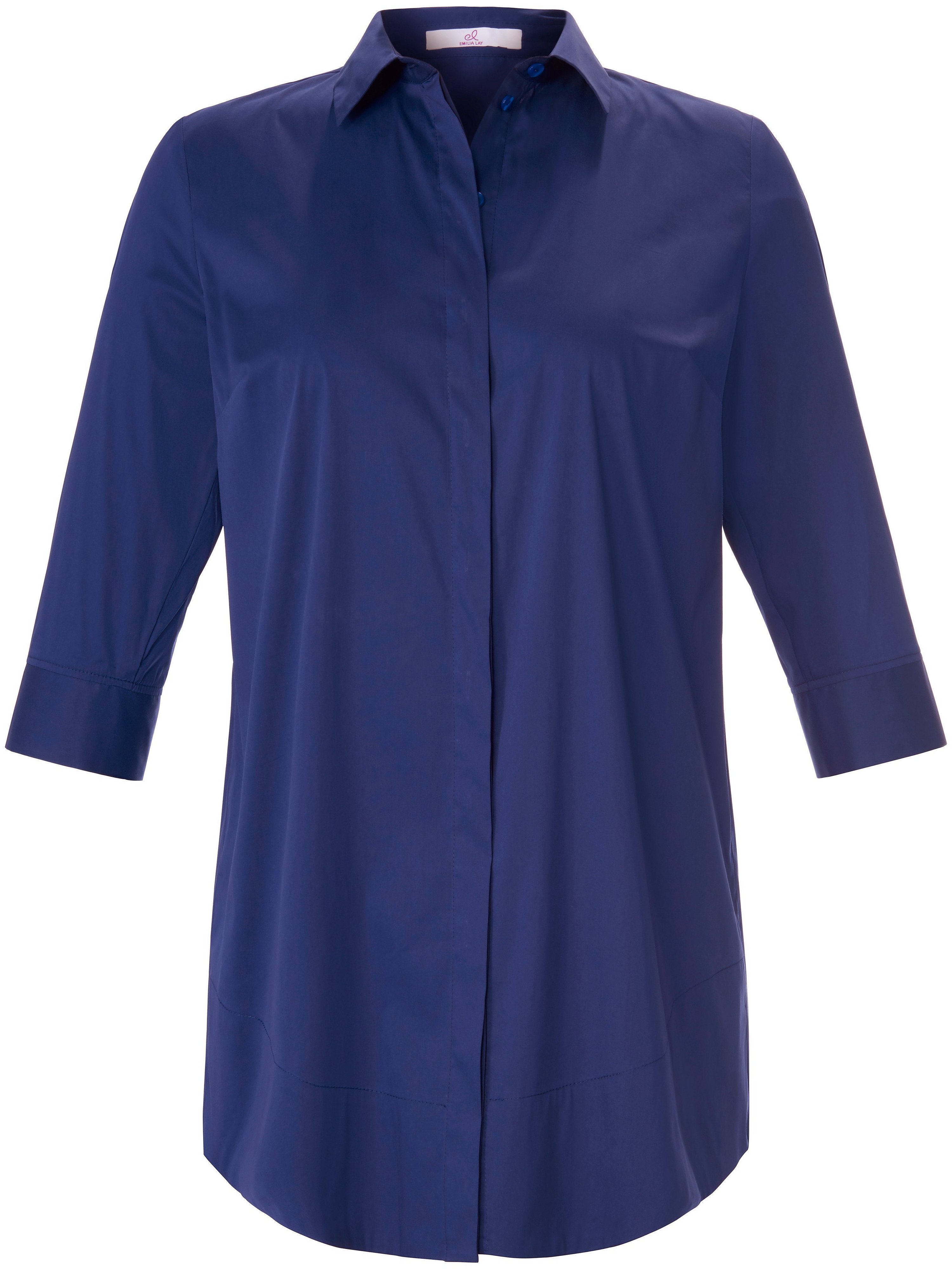 Longbluse mit 3/4-Arm
