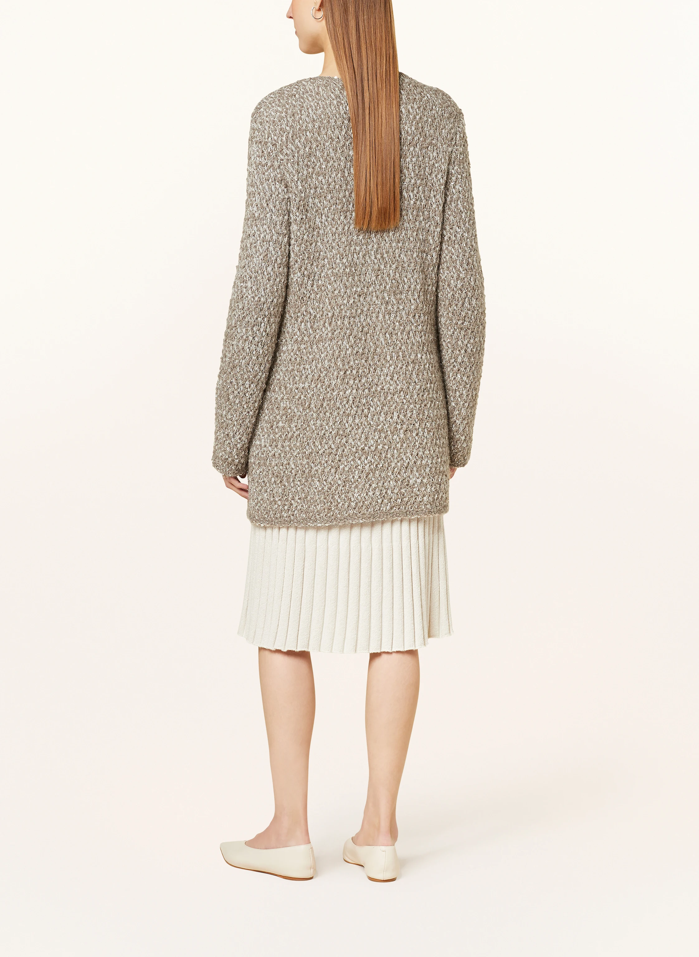 MARC CAIN Strickjacke mit Pailletten