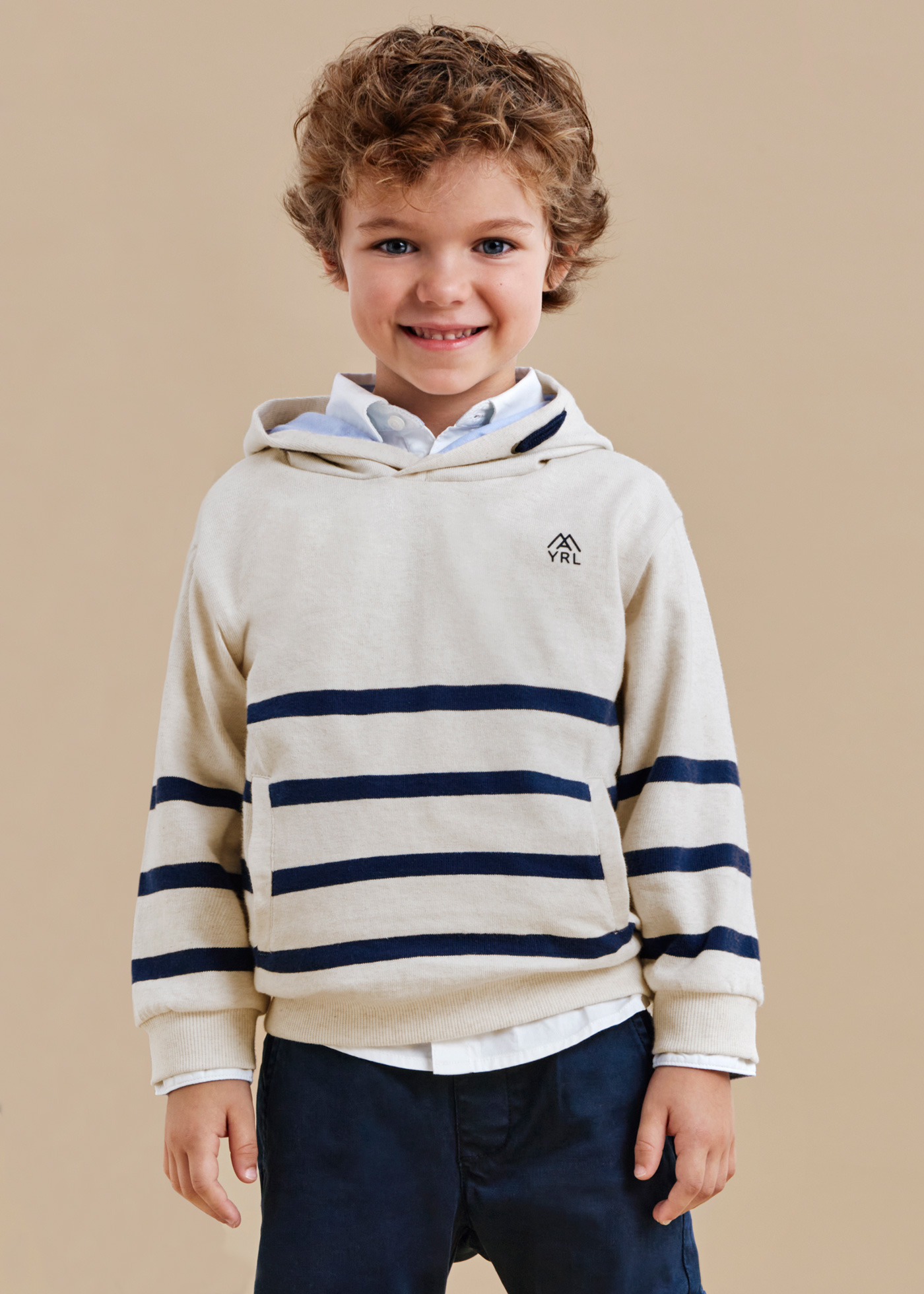 Moletom listrado Better Cotton para meninos