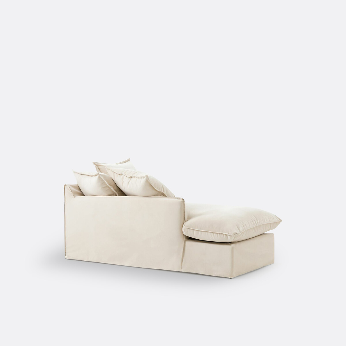 LA REDOUTE INTERIORS<br>Poltrona, à esquerda, em veludo, Odna
