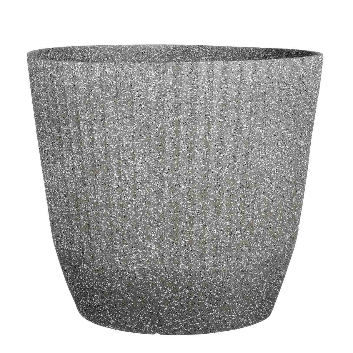 Mica decorations jardinière rio - 45x45x40 cm - pe - gris