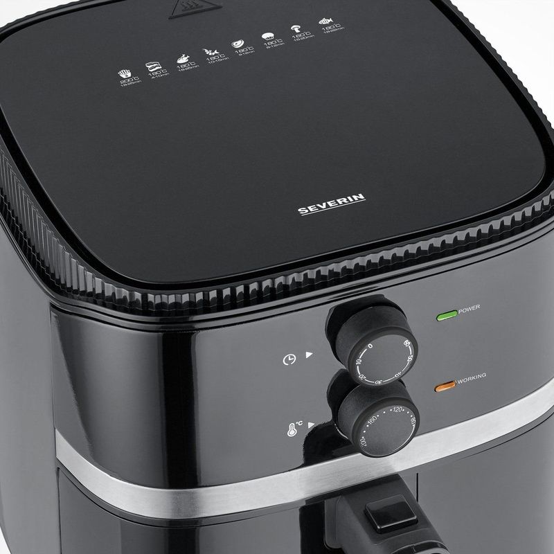 Severin - FR 2452 - Heteluchtfriteuse - Zwart - 5l