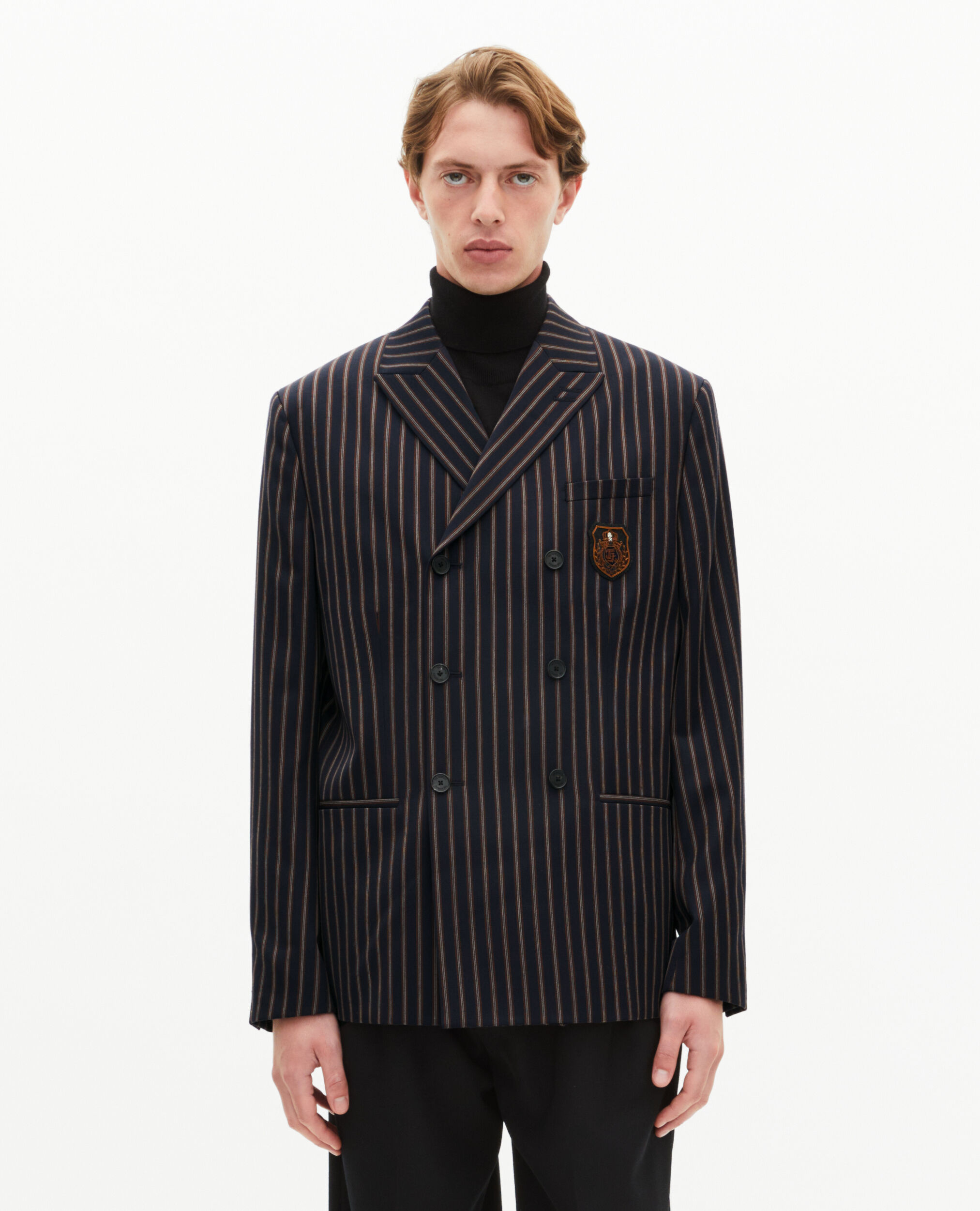 Veste à rayures marine