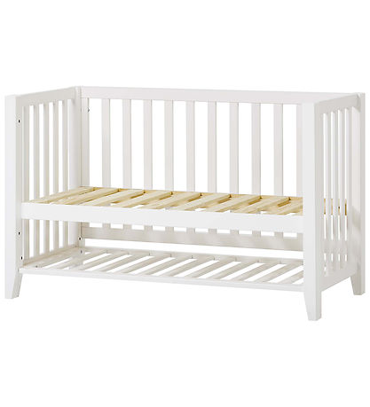Hoppekids Babyseng - Anton - 60x120 cm - Hvid