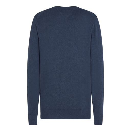 Tommy Hilfiger Pima Pullover, Aegean Sea Heather, XL