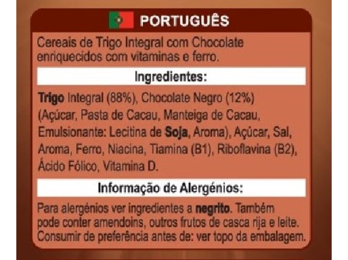 CEREAIS FIBRA WEETABIX MINIS CHOCOLATE 500G
