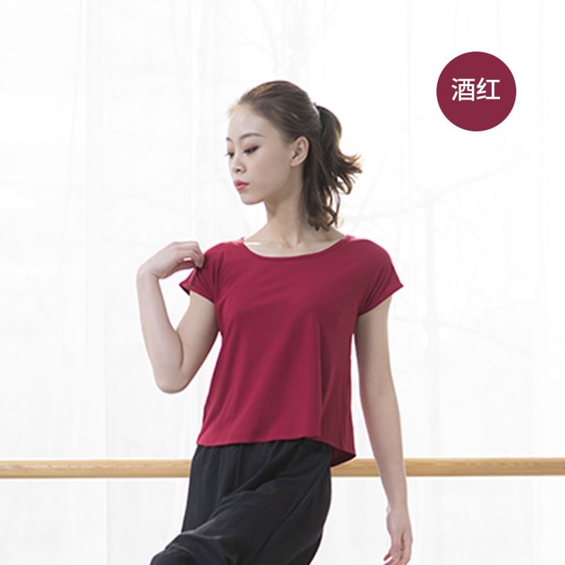 Cossita - Effen dans-T-shirt met korte mouwen