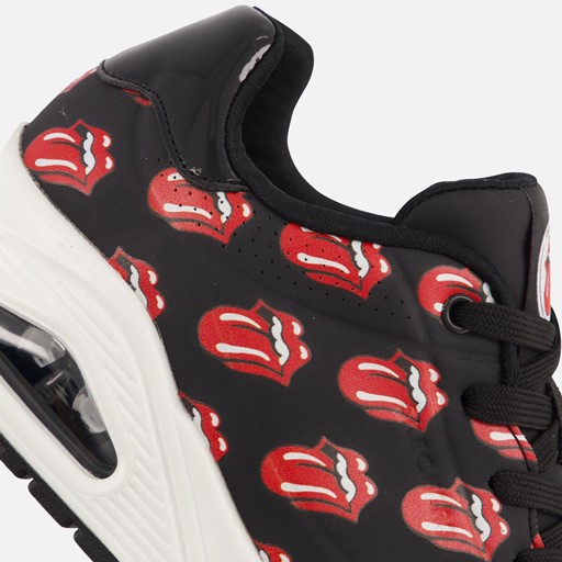 Skechers Uno Rolling Stones Sneakers zwart