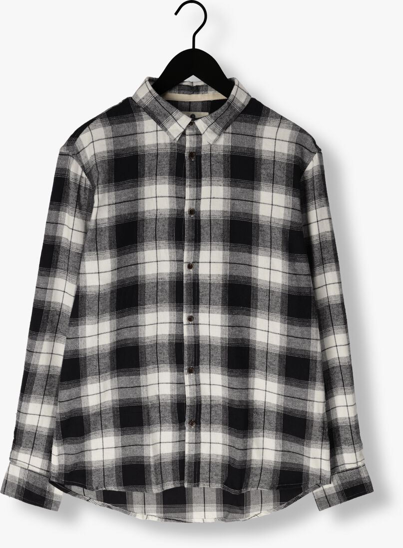ANERKJENDT zwarte anerkjendt casual overhemd akleif flannel check shirt