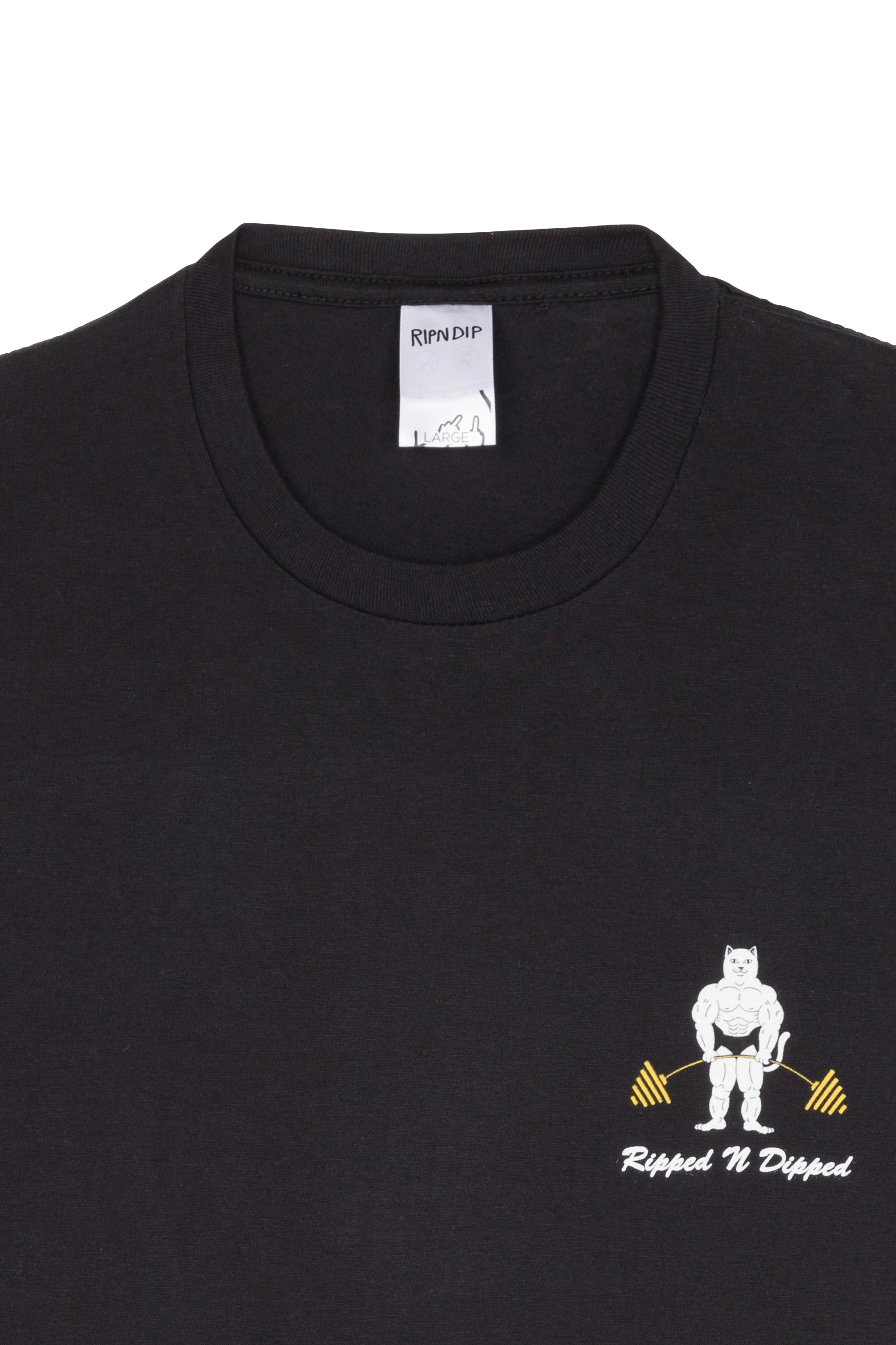 RIPNDIP T-shirt Ripped and Dipped Tee Noir