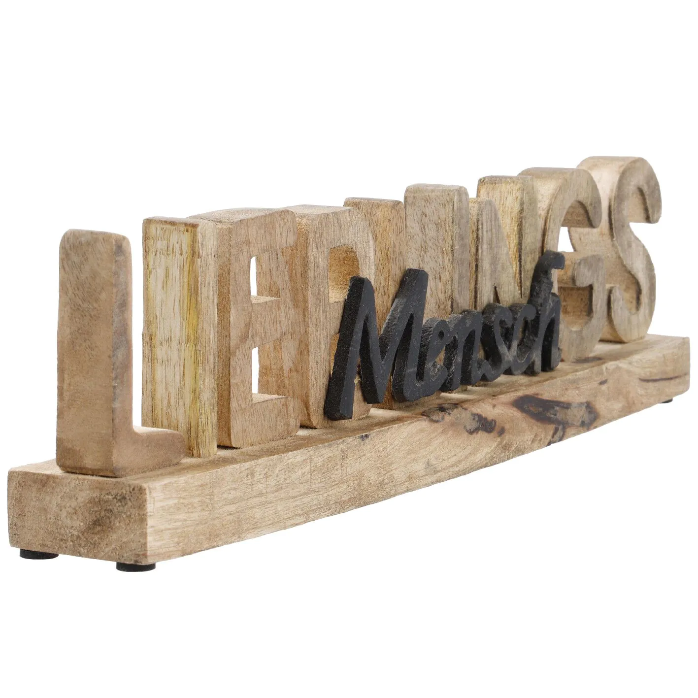 Schriftzug Lieblingsmensch, 38 cm