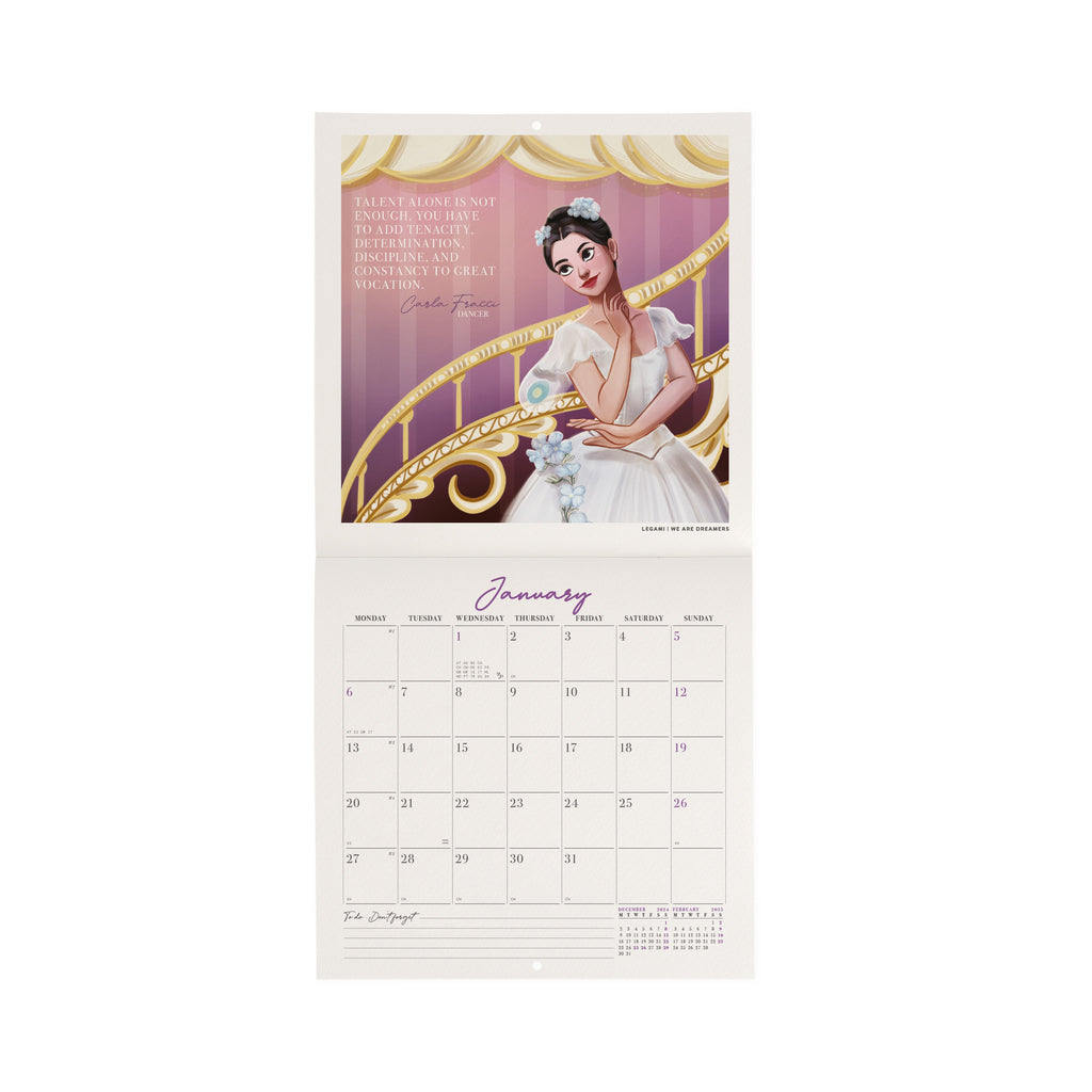 Calendário 2025 18X18 - Inspiring
