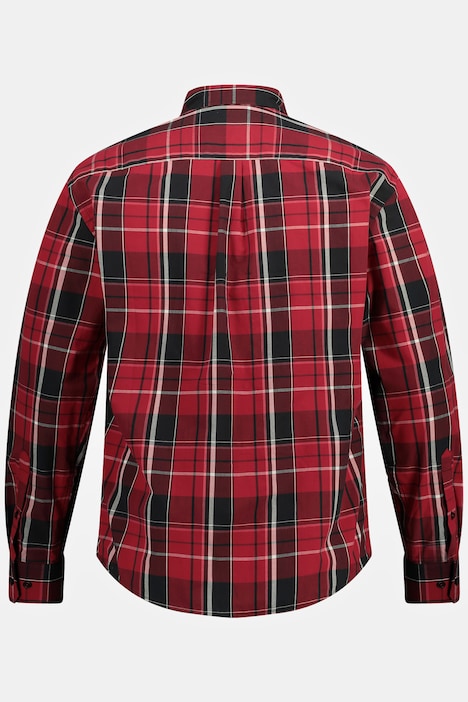 Karohemd, Langarm, Buttondown-Kragen, Modern Fit, bis 8 XL